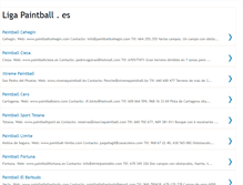 Tablet Screenshot of ligapaintballmurcia.blogspot.com