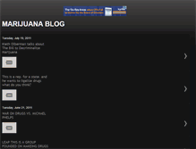 Tablet Screenshot of marajuanablog.blogspot.com