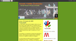 Desktop Screenshot of escuelatriatlonalcobendas.blogspot.com