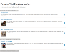 Tablet Screenshot of escuelatriatlonalcobendas.blogspot.com