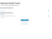 Tablet Screenshot of esperanzahealthcenter.blogspot.com