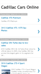 Mobile Screenshot of cadillac-cars-online.blogspot.com