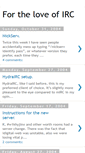 Mobile Screenshot of fortheloveofirc.blogspot.com