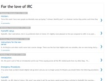 Tablet Screenshot of fortheloveofirc.blogspot.com