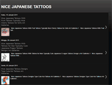 Tablet Screenshot of nice-japanese-tattoos.blogspot.com