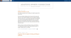 Desktop Screenshot of adaptivesportsconnection.blogspot.com