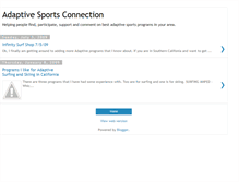 Tablet Screenshot of adaptivesportsconnection.blogspot.com