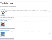 Tablet Screenshot of mydailypurge.blogspot.com