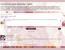 Tablet Screenshot of ernesto-cancionesparaaprenderidiomas.blogspot.com