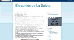 Desktop Screenshot of elscontesdelasaleta.blogspot.com