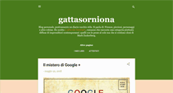 Desktop Screenshot of gattasorniona.blogspot.com
