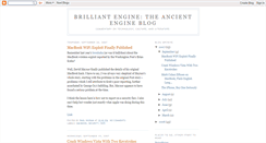 Desktop Screenshot of ancientengine.blogspot.com