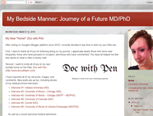 Tablet Screenshot of mybedsidemanner.blogspot.com