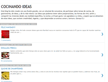 Tablet Screenshot of cocinandoideas.blogspot.com