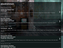 Tablet Screenshot of abookishmom.blogspot.com