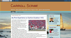 Desktop Screenshot of carrollscribe.blogspot.com