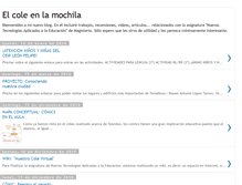 Tablet Screenshot of elcoleenlamochila.blogspot.com