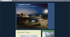 Desktop Screenshot of antipodeanmariner.blogspot.com