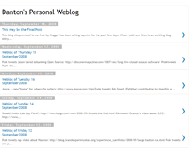Tablet Screenshot of dantonsotherblog.blogspot.com