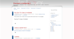 Desktop Screenshot of elcoronel.blogspot.com