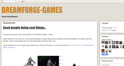 Desktop Screenshot of dreamforge-games.blogspot.com