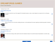 Tablet Screenshot of dreamforge-games.blogspot.com