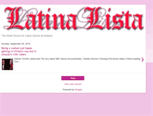 Tablet Screenshot of latinalista.blogspot.com