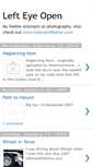 Mobile Screenshot of lefteyeopen.blogspot.com