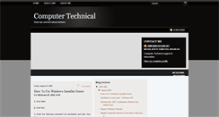 Desktop Screenshot of komputer-technical.blogspot.com