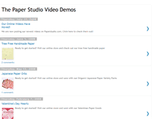 Tablet Screenshot of paperstudiodemos.blogspot.com