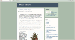 Desktop Screenshot of changeissimple.blogspot.com