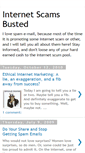 Mobile Screenshot of internet-scams-busted.blogspot.com