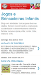 Mobile Screenshot of brincadeirinhasinfantis.blogspot.com