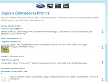 Tablet Screenshot of brincadeirinhasinfantis.blogspot.com