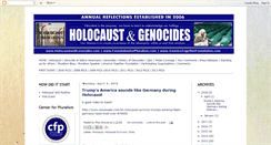 Desktop Screenshot of holocaustandgenocides.blogspot.com