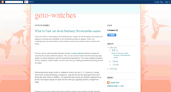 Desktop Screenshot of goto-watches1.blogspot.com