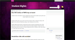 Desktop Screenshot of pak-studentrights.blogspot.com