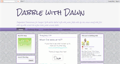 Desktop Screenshot of dabblewithdawn.blogspot.com