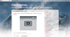Desktop Screenshot of cloudsocial.blogspot.com