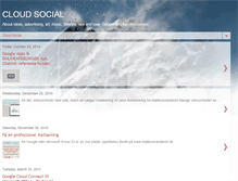 Tablet Screenshot of cloudsocial.blogspot.com