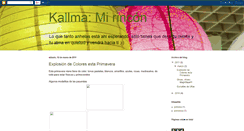 Desktop Screenshot of kallma-mi-rincon.blogspot.com