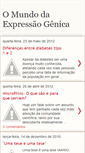 Mobile Screenshot of omundodaexpressaogenica.blogspot.com