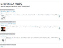 Tablet Screenshot of electronicarthistory.blogspot.com