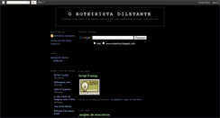 Desktop Screenshot of oroteirista.blogspot.com