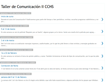 Tablet Screenshot of comunicacioncchs.blogspot.com