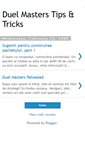 Mobile Screenshot of duelmasterstipsandtricks.blogspot.com