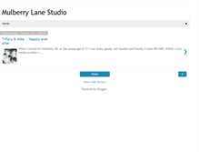 Tablet Screenshot of mulberrylanestudio.blogspot.com