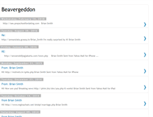 Tablet Screenshot of beavergeddon.blogspot.com