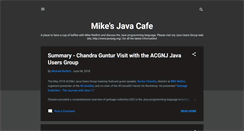 Desktop Screenshot of mikesjavacafe.blogspot.com