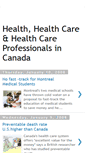 Mobile Screenshot of healthcare-professionals-canada.blogspot.com